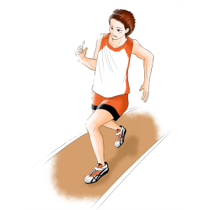 部活、陸上部、学校生活