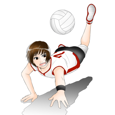 部活、バレーボール部、学校生活