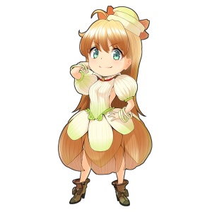 たまねぎを擬人化したキャラクター素材