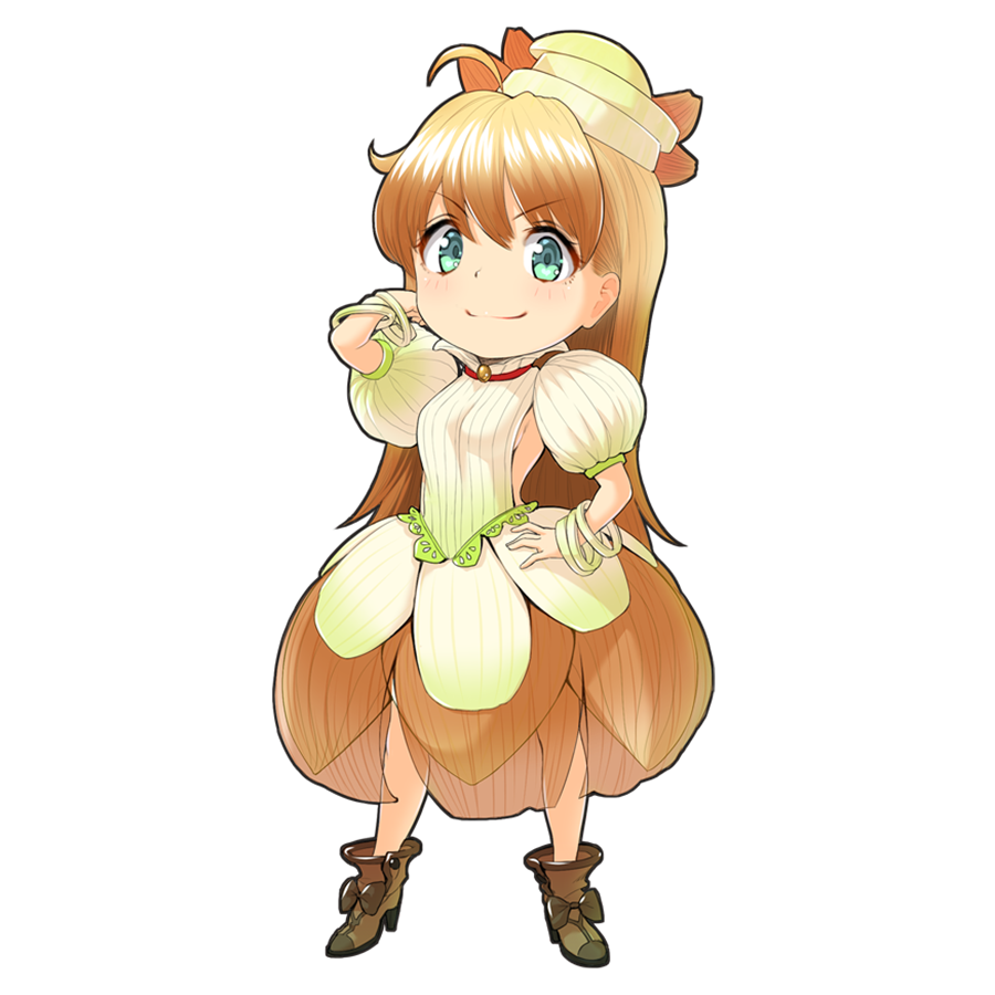 たまねぎを擬人化したキャラクター素材