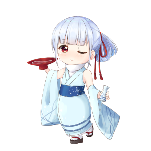 日本酒を擬人化したキャラクター素材