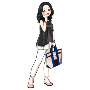 大人カジュアル女性。