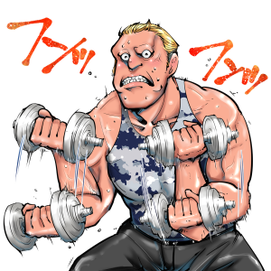 トレーニングで筋肉をムキムキに