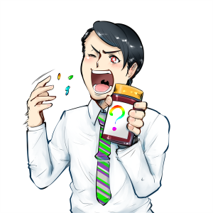 思い込みで薬の効果を得る。サラリーマン風の男性