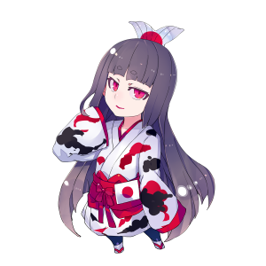 錦鯉(日本)をモチーフにしたキャラクター素材