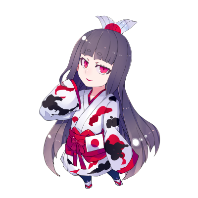 錦鯉(日本)をモチーフにしたキャラクター素材