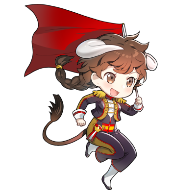 闘牛(スペイン)をモチーフにしたキャラクター素材