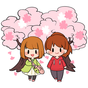 行楽、春、桜