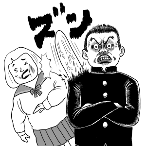 学校、恋愛、学生服