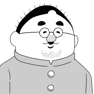 学校、坊主、学生服