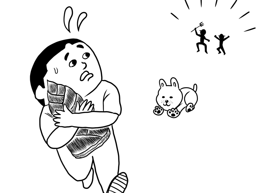 食べ物、生活、犬