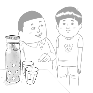 飲み物、生活、夏