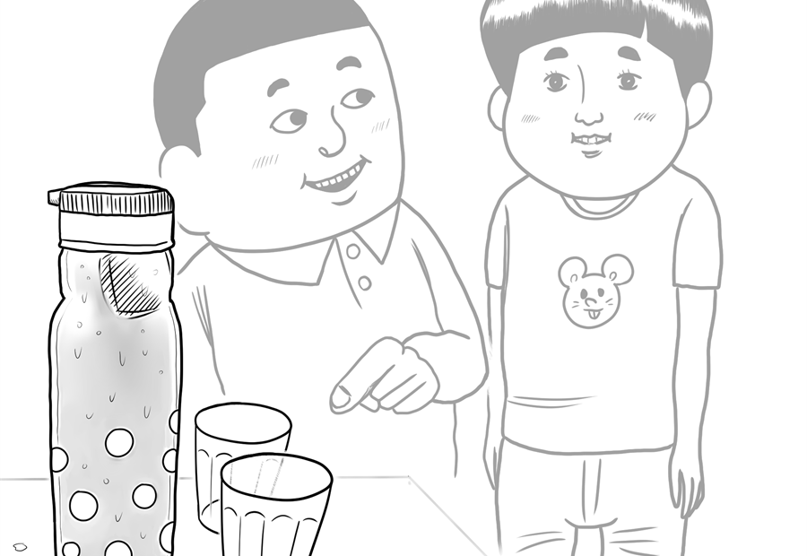 飲み物、生活、夏