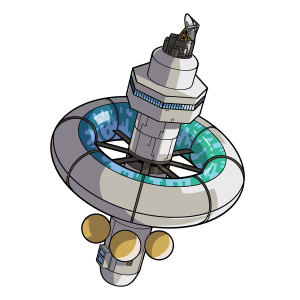SF、スペースコロニー