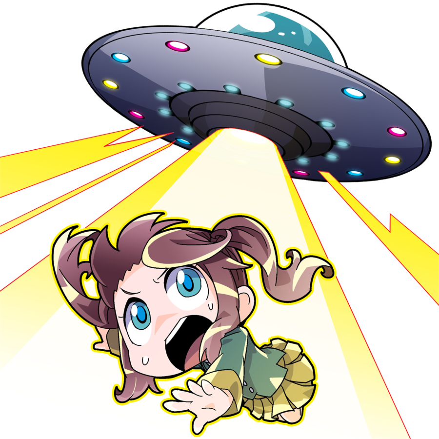 SF、UFOにさらわれる人