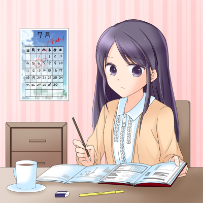 勉強、ノート、鉛筆