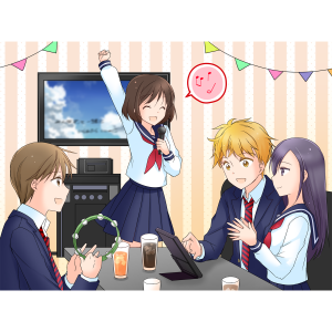 パーティ、放課後、タンバリン